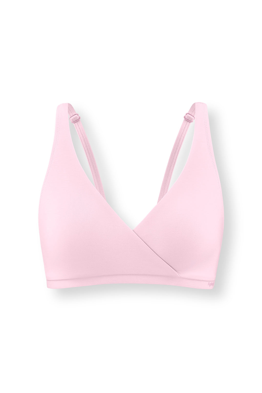 Women's Cross Front Bralette in Peony