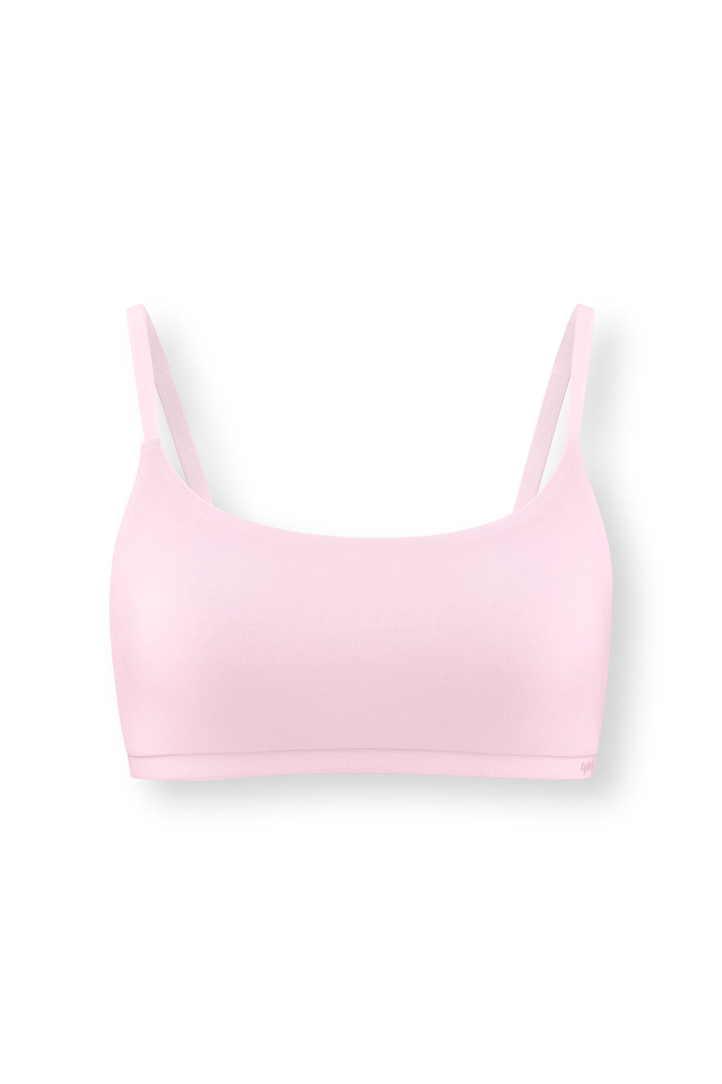 Women's Scoop Neck Bralette in Peony