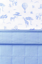 Baby Blanket in Toile Safari