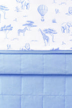 Toddler Blanket in Toile Safari 1.0