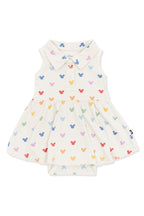 Polo Bodysuit Dress in Pastel Mickey Mouse