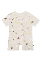 Zipper Shortall Romper in Starry Icon