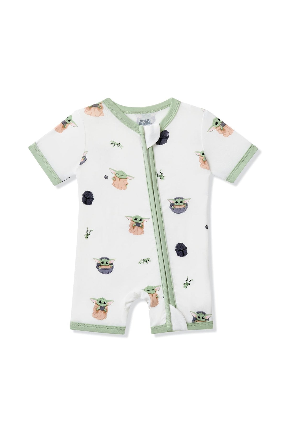 Zipper Shortall Romper in Grogu™