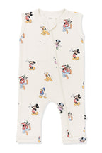 Zippered Sleeveless Romper in Mickey Mouse and Friends