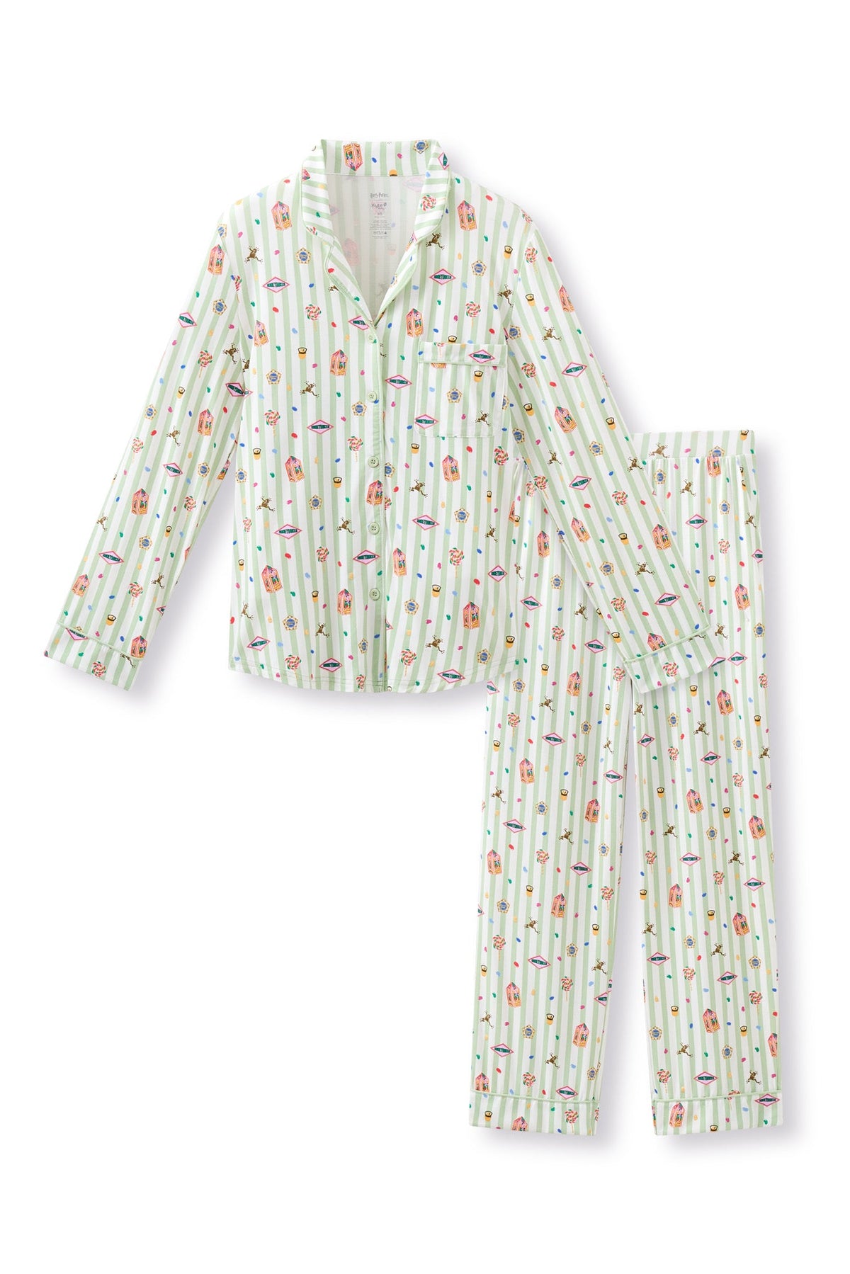 Long-Sleeved Women's Pajama Set in Honeydukes