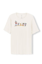 Men's Crew Neck Tee in Mickey and Friends on Ecru
