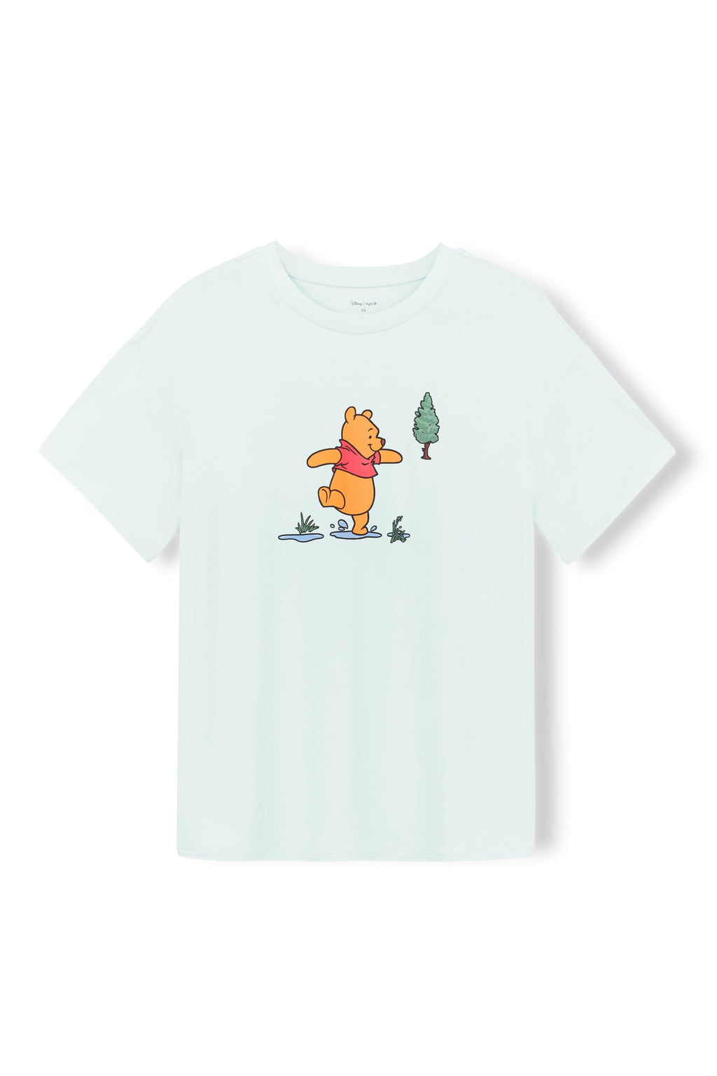 Women's Graphic Tee in Winnie the Pooh on Dew