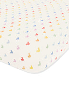 Crib Sheet in Pastel Mickey Mouse