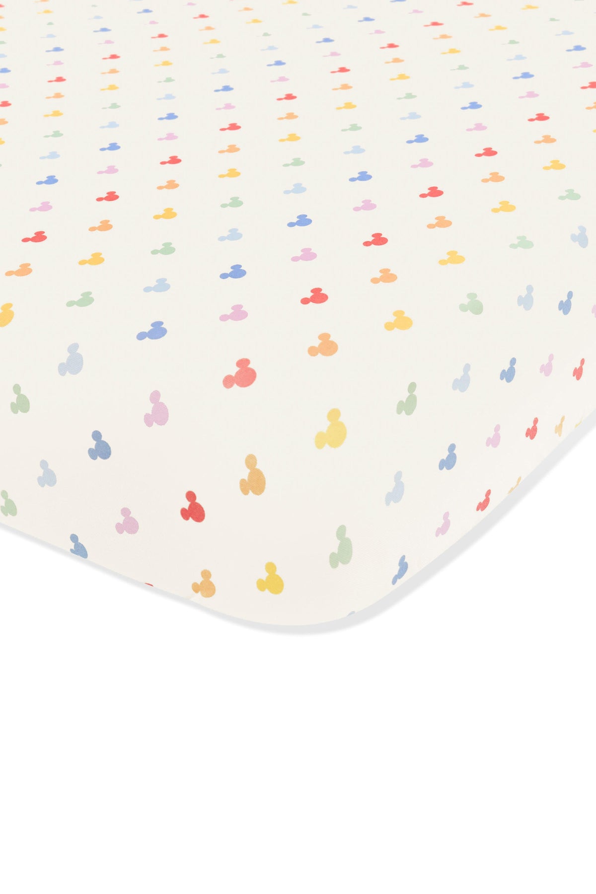 Crib Sheet in Pastel Mickey Mouse