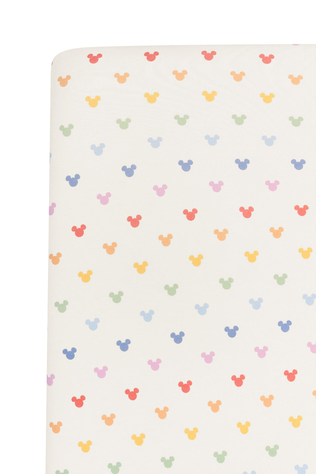 Crib Sheet in Pastel Mickey Mouse