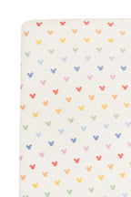 Crib Sheet in Pastel Mickey Mouse