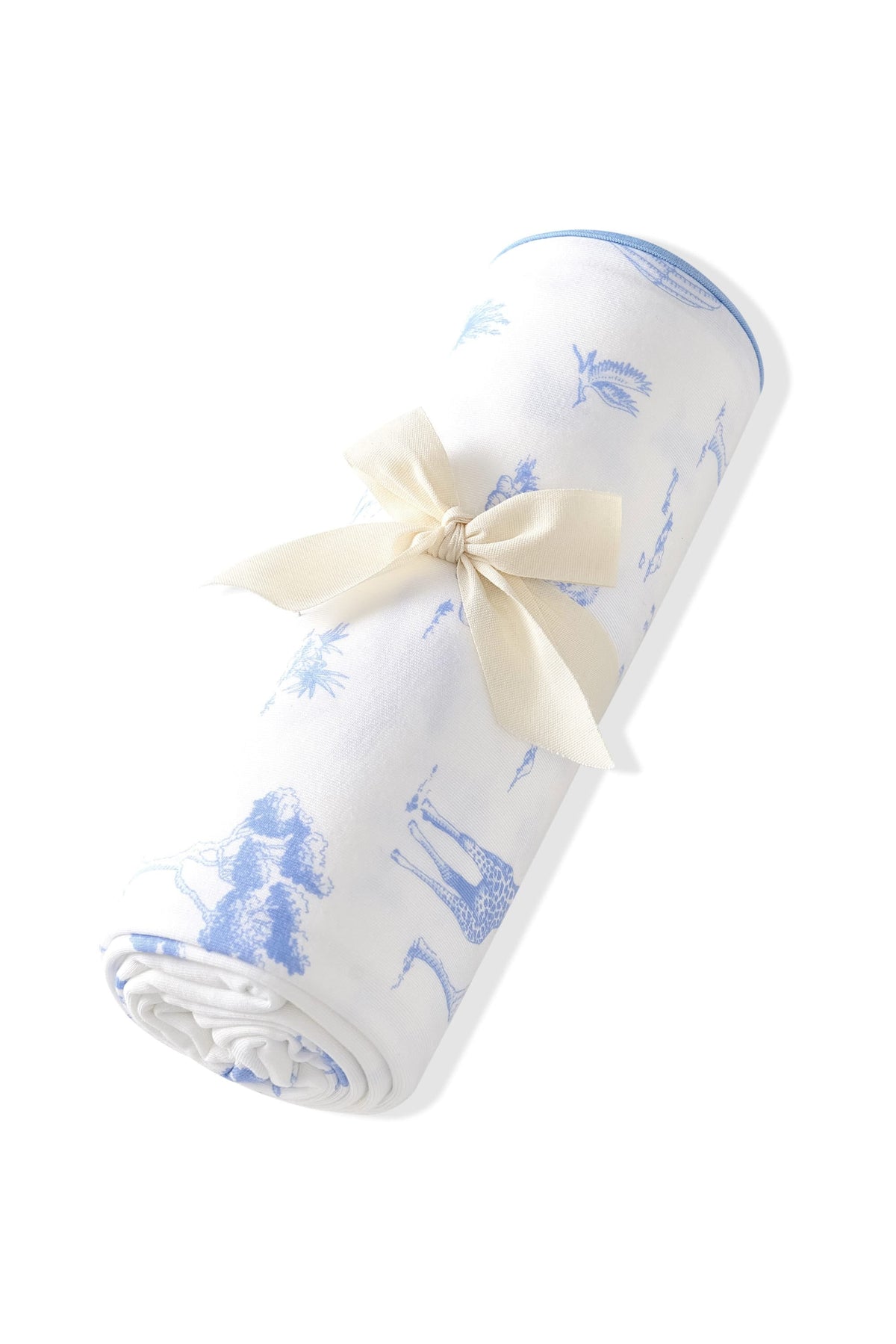 Swaddle Blanket in Toile Safari