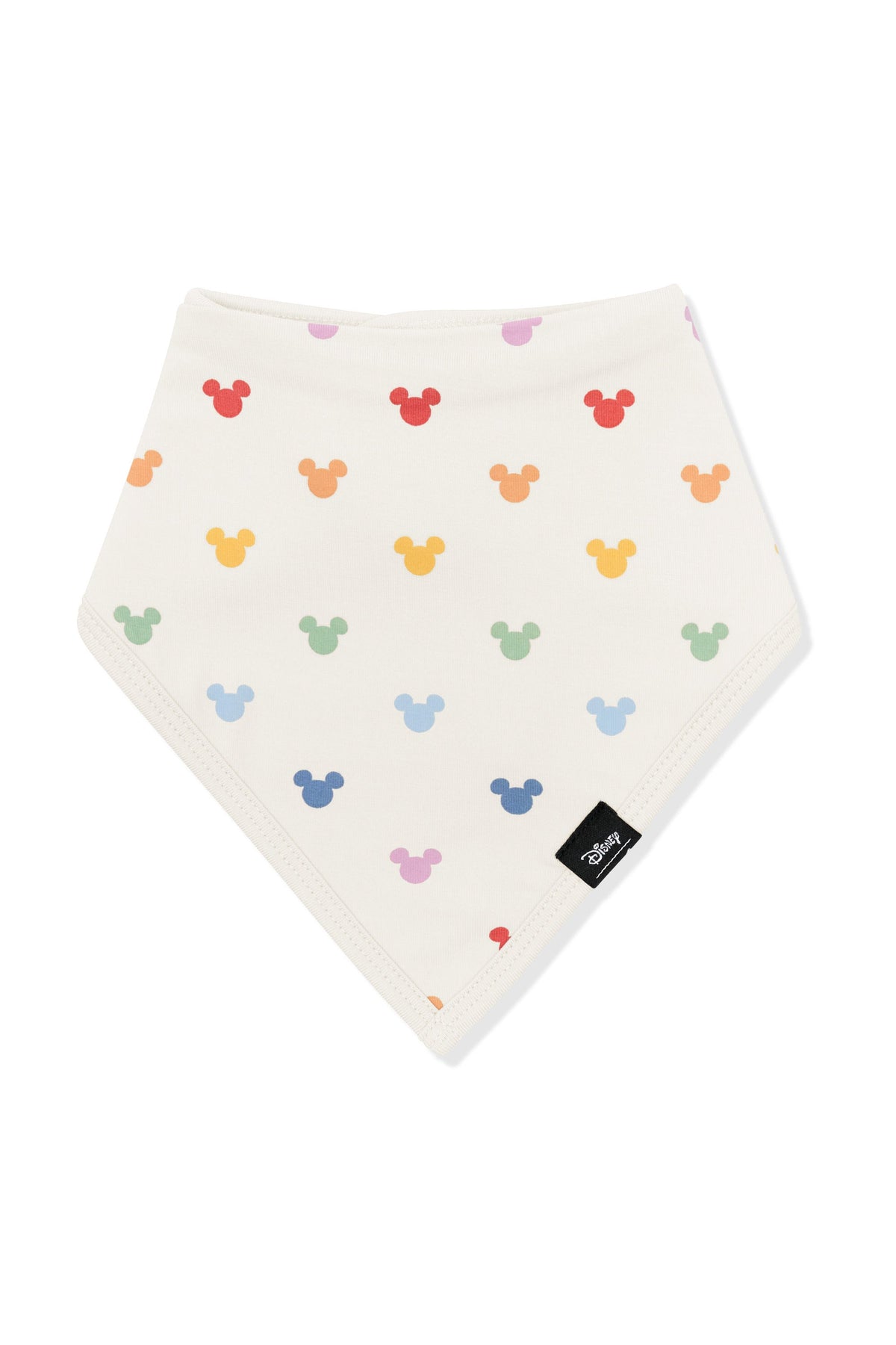 Bib in Pastel Mickey Mouse
