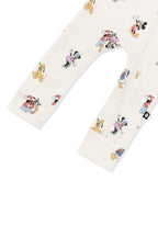 Zippered Romper in Mickey Mouse and Friends