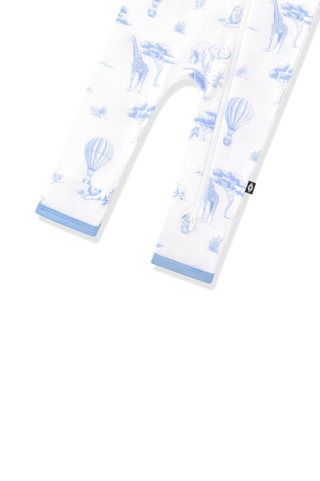 Zippered Romper in Toile Safari