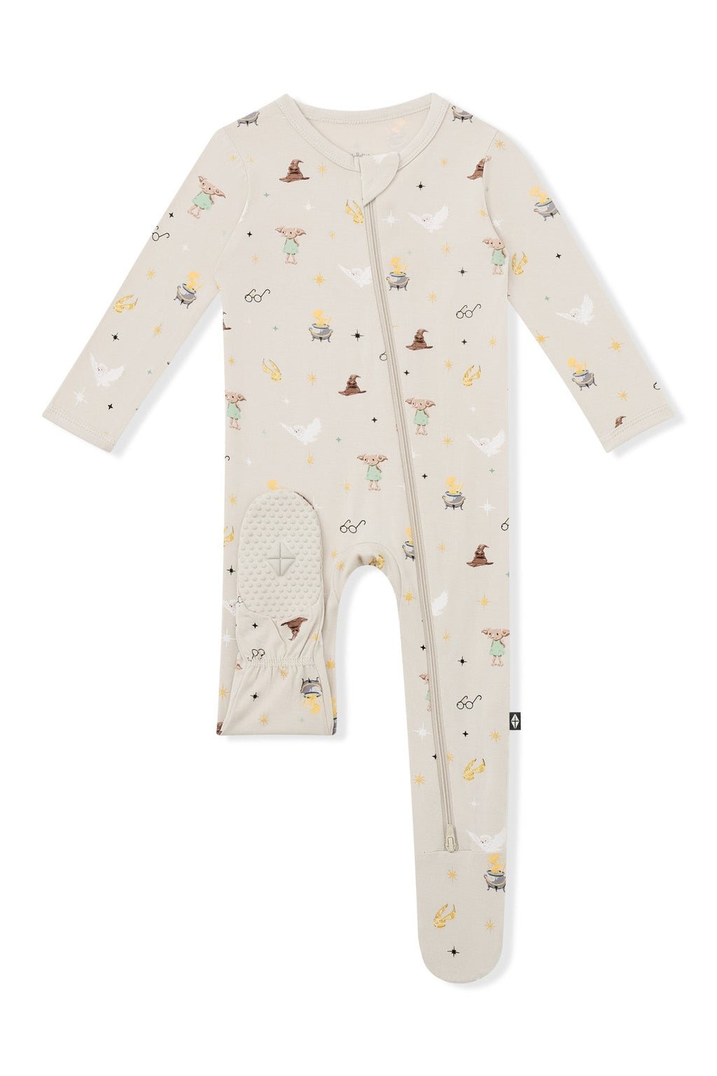 Zippered Footie in Starry Icon