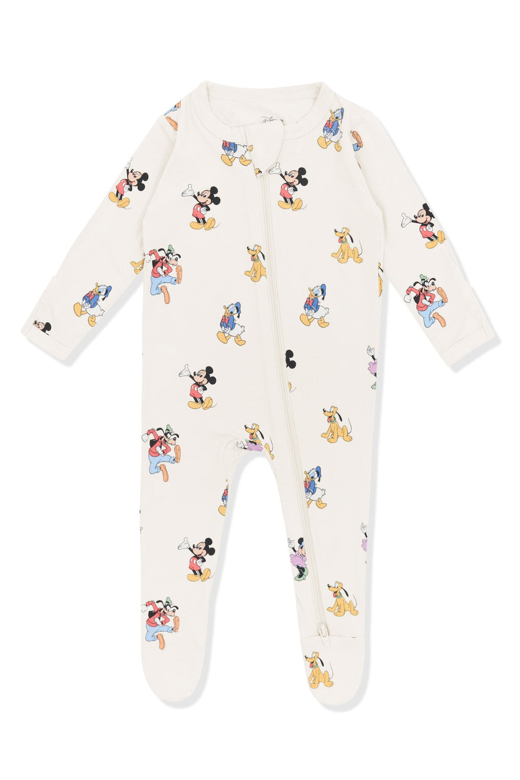 Zippered Footie in Mickey Mouse and Friends