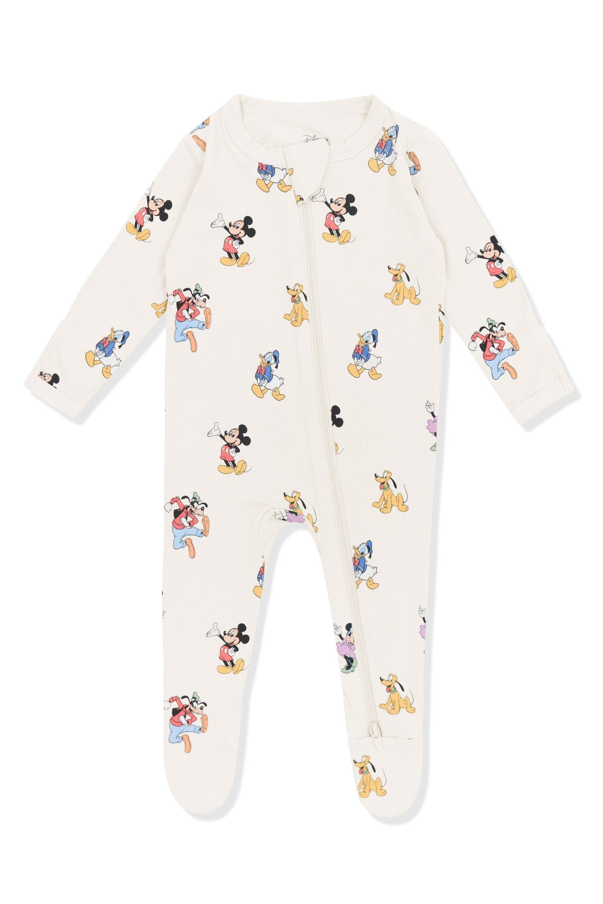 Zippered Footie in Mickey Mouse and Friends