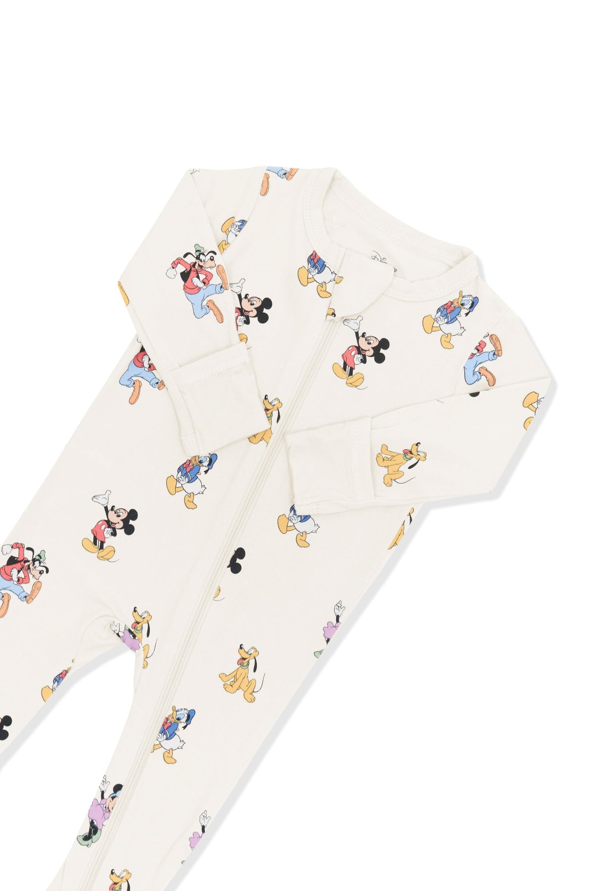 Zippered Footie in Mickey Mouse and Friends