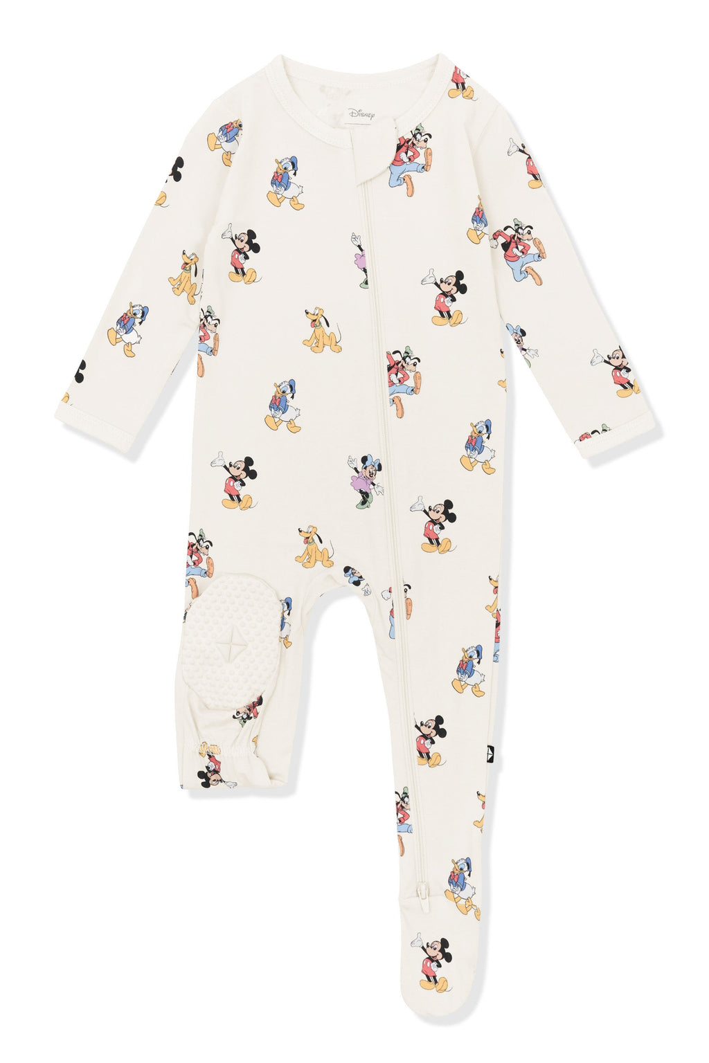 Zippered Footie in Mickey Mouse and Friends