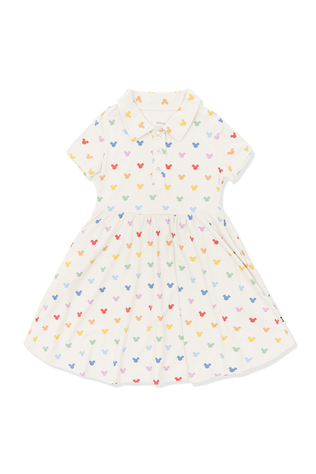 Polo Dress in Pastel Mickey Mouse