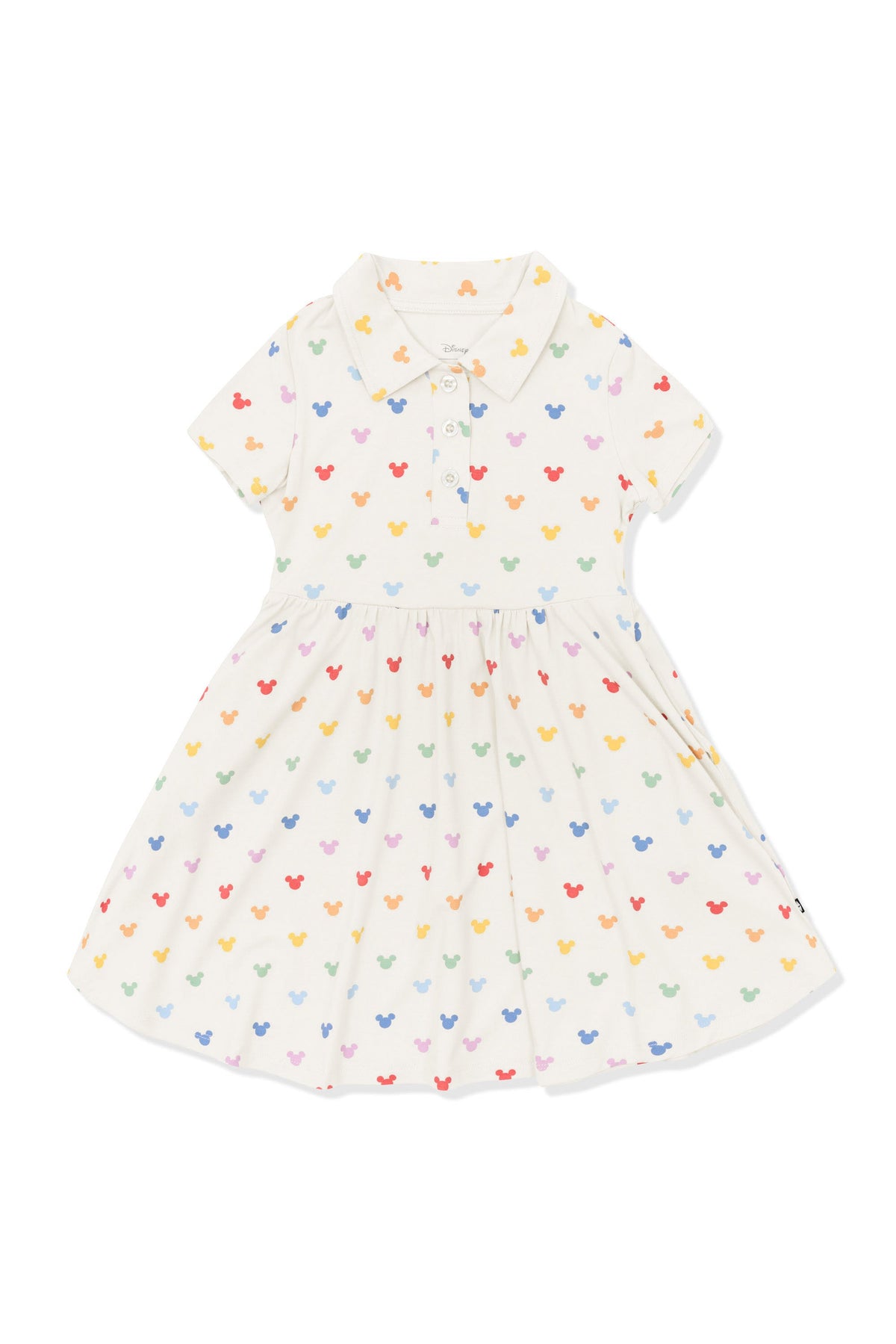 Polo Dress in Pastel Mickey Mouse