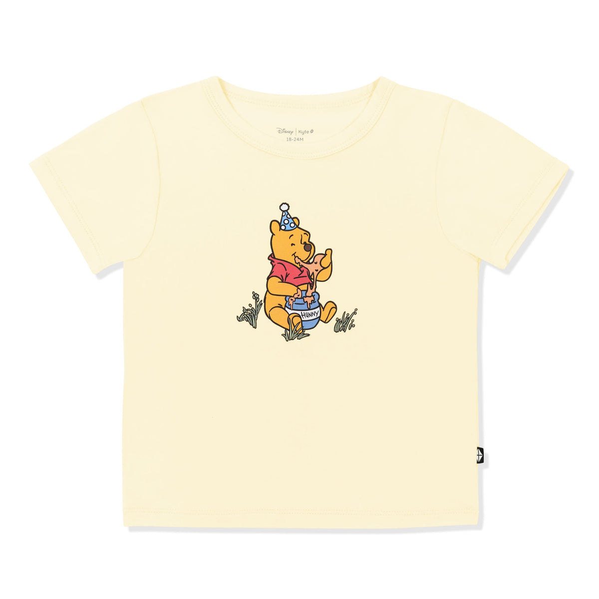 Toddler Basic Tee in Winnie the Pooh on Chamomile