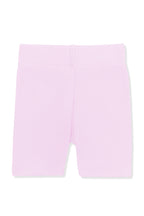 Ribbed Toddler Biker Shorts in Thistle