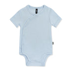 Pointelle Kimono Bodysuit in Breeze