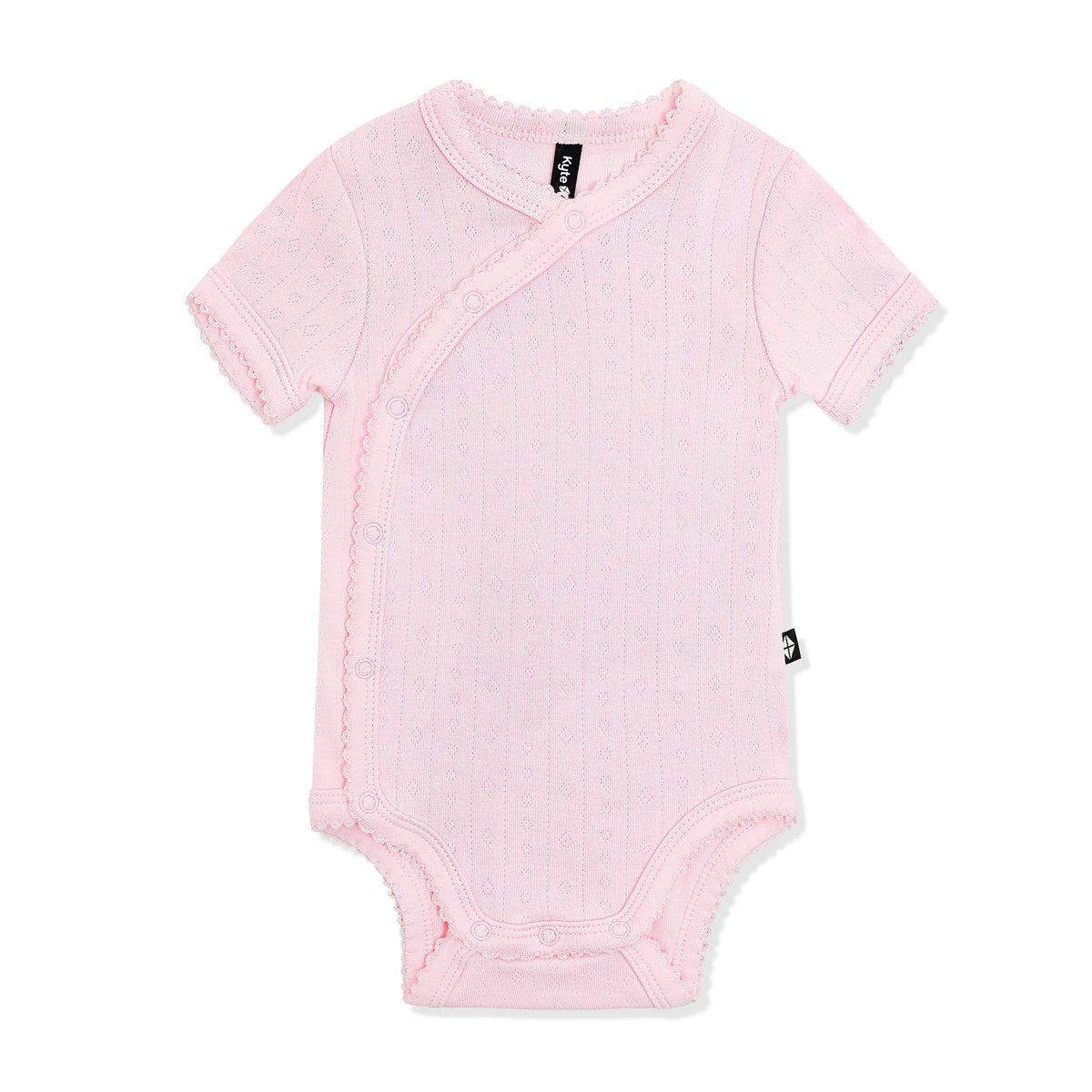 Pointelle Kimono Bodysuit in Sakura