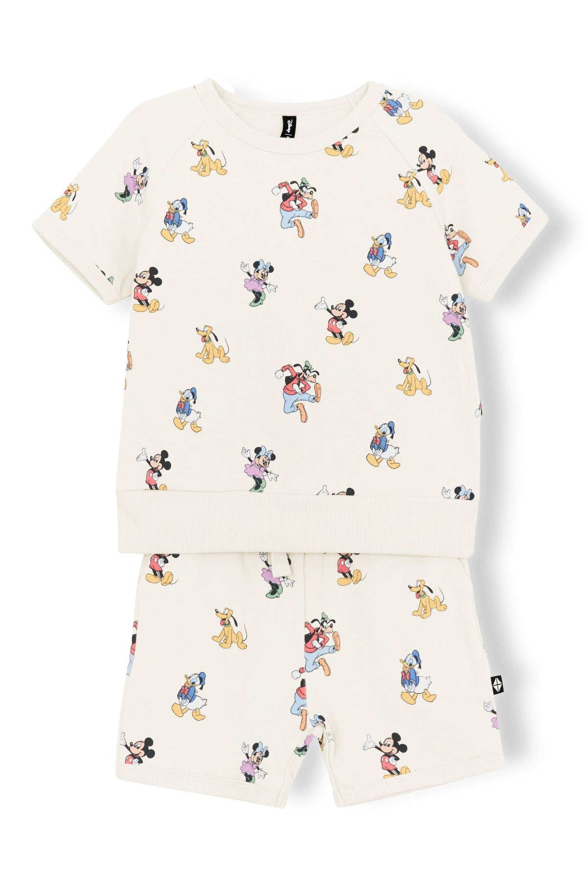 Short Sleeve Jogger Set in Mickey Mouse and Friends