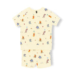 Short Sleeve Jogger Set in Winnie the Pooh Celebration