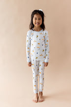 Long Sleeve Pajamas in Amalfi Coast