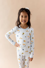 Long Sleeve Pajamas in Amalfi Coast