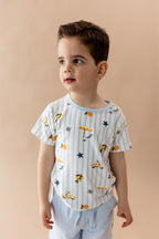Toddler Basic Tee in Amalfi Coast