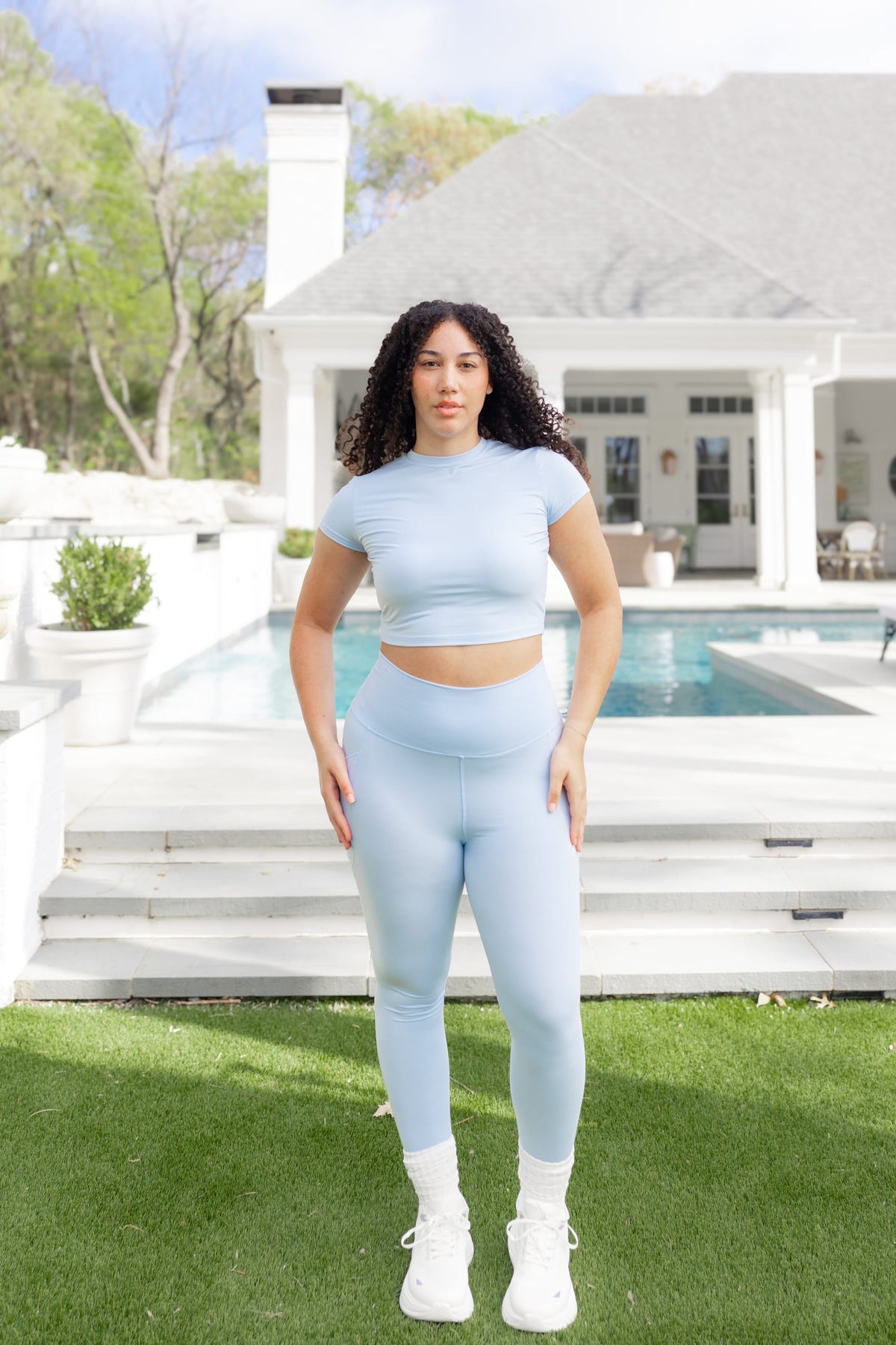 Bamboo Flex Baby Tee in Breeze