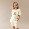 Short Sleeve Jogger Set in Winnie the Pooh on Chamomile