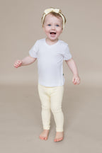 Ribbed Leggings in Chamomile