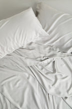 Bamboo Sateen Pillowcase Set in Dove Gray