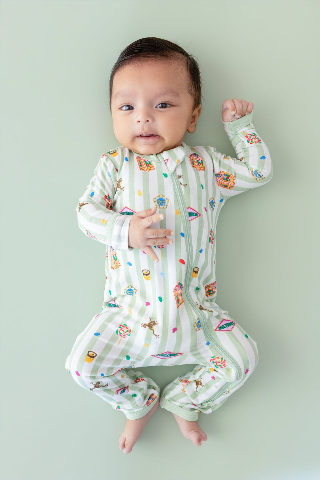 Zippered Romper in Honeydukes