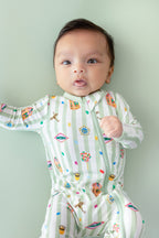 Zippered Romper in Honeydukes