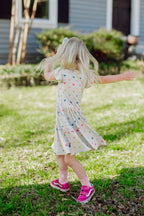 Pocket Dress in Pastel Mickey Mouse
