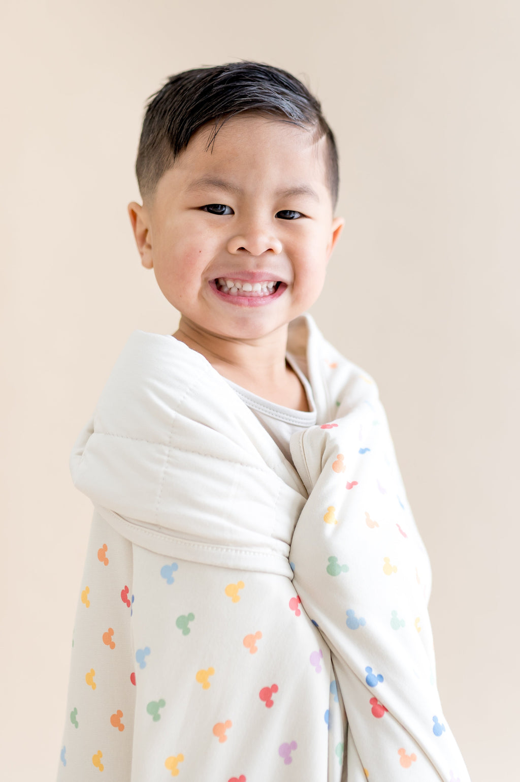 Toddler Blanket in Pastel Mickey Mouse 1.0