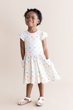 Pocket Dress in Pastel Mickey Mouse
