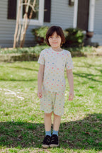 Toddler Crew Neck Tee in Pastel Mickey Mouse