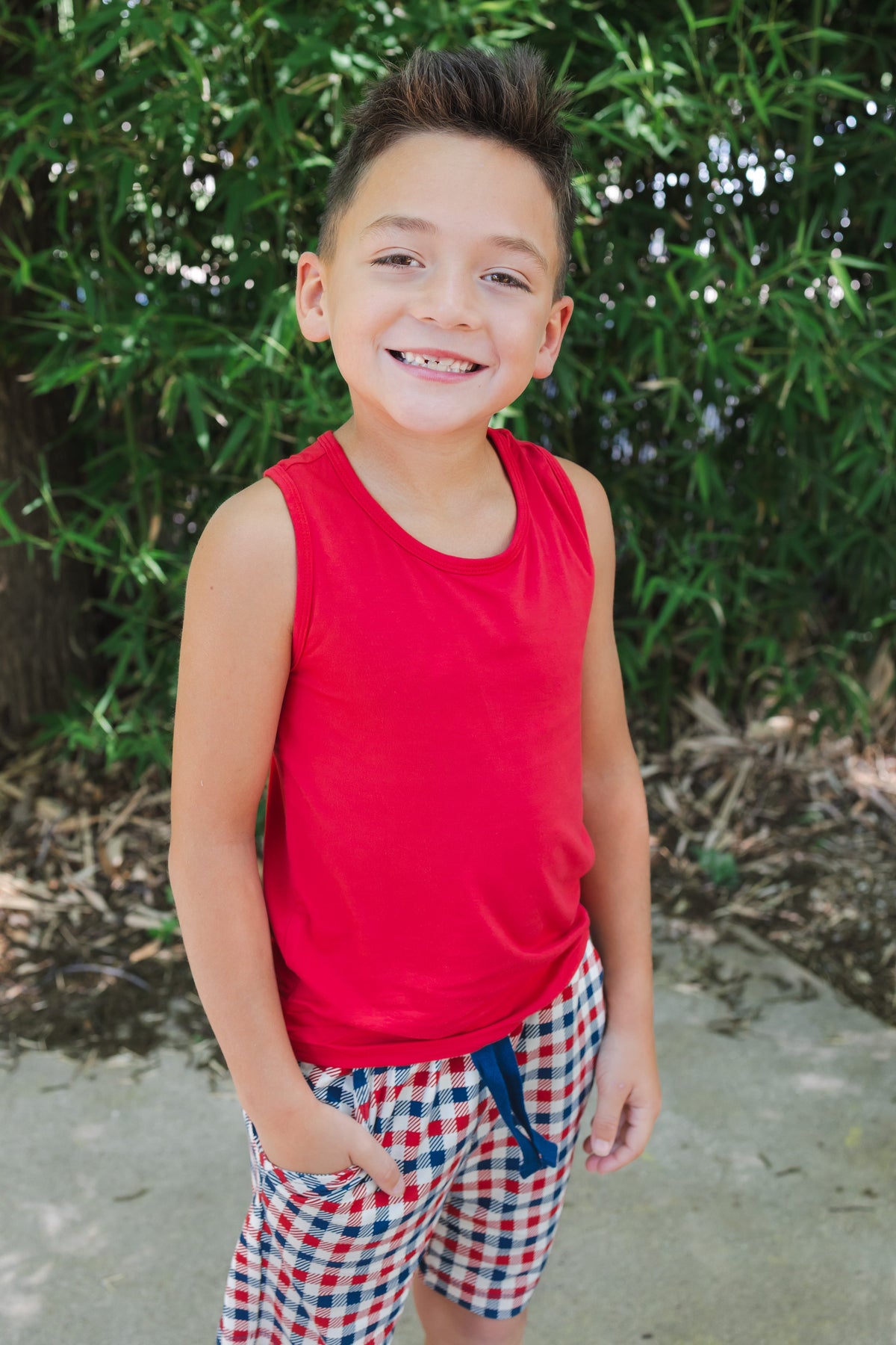 Toddler Tank Top in Cardinal