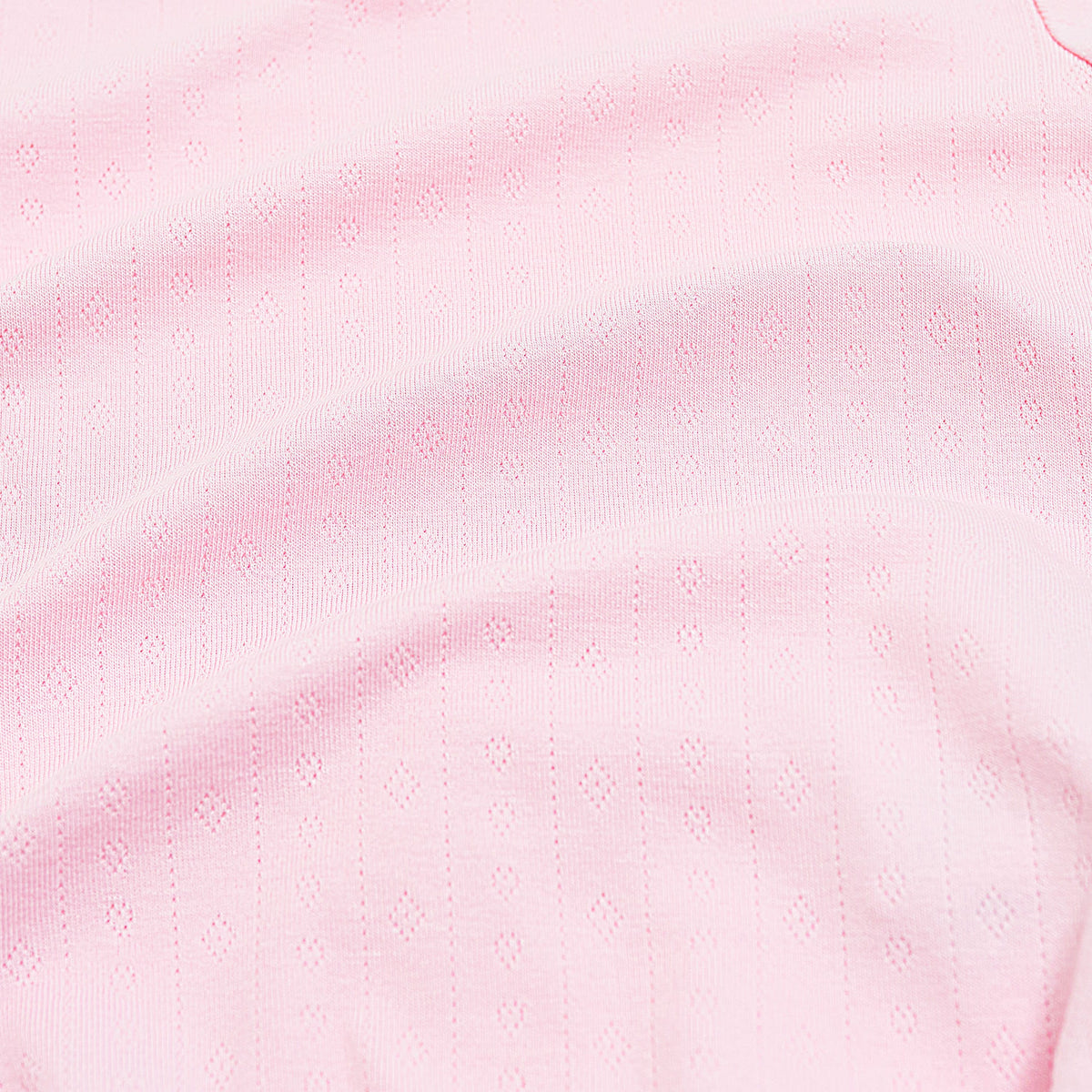 Pointelle Bodysuit Dress in Sakura