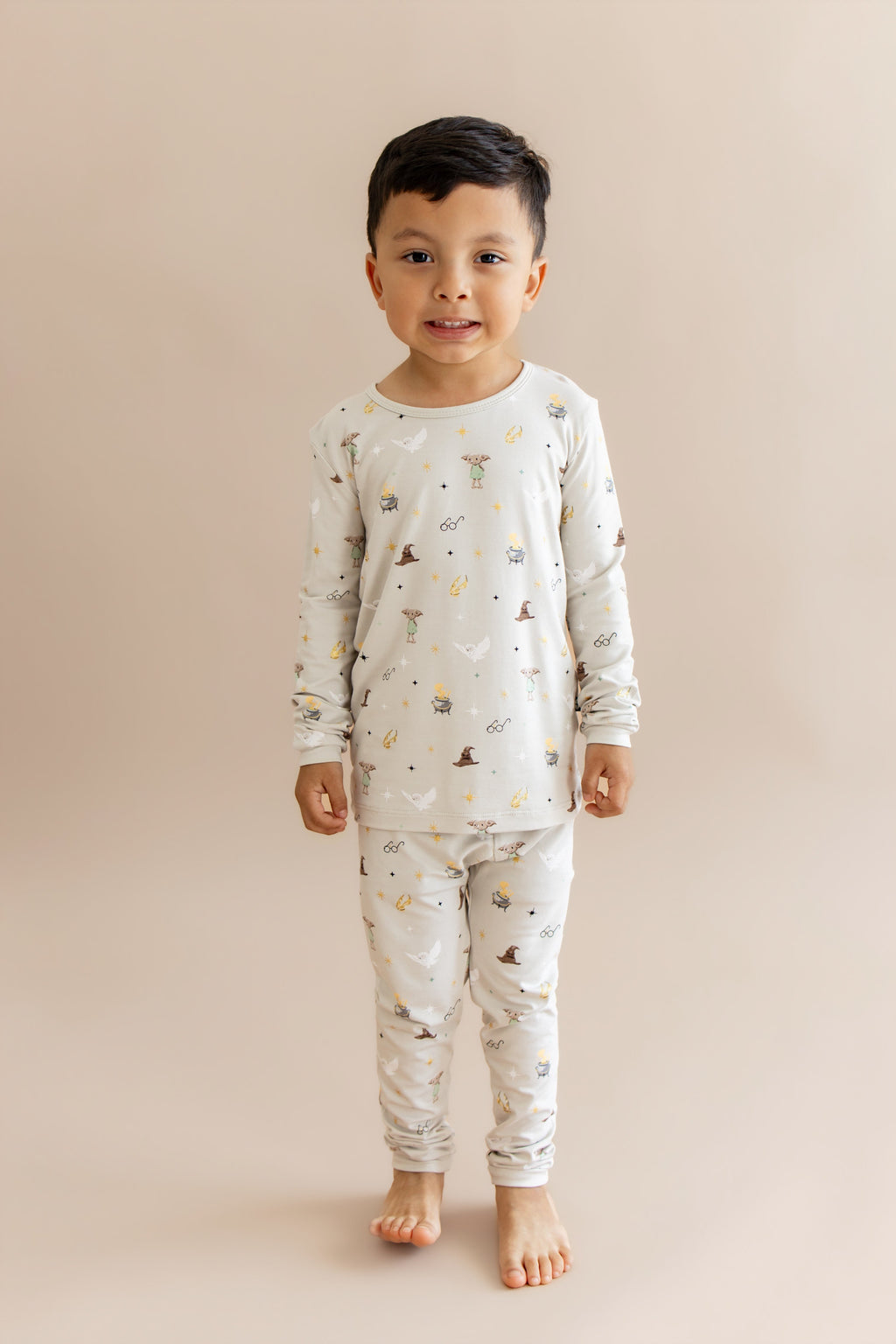 Long Sleeve Pajamas in Starry Icon