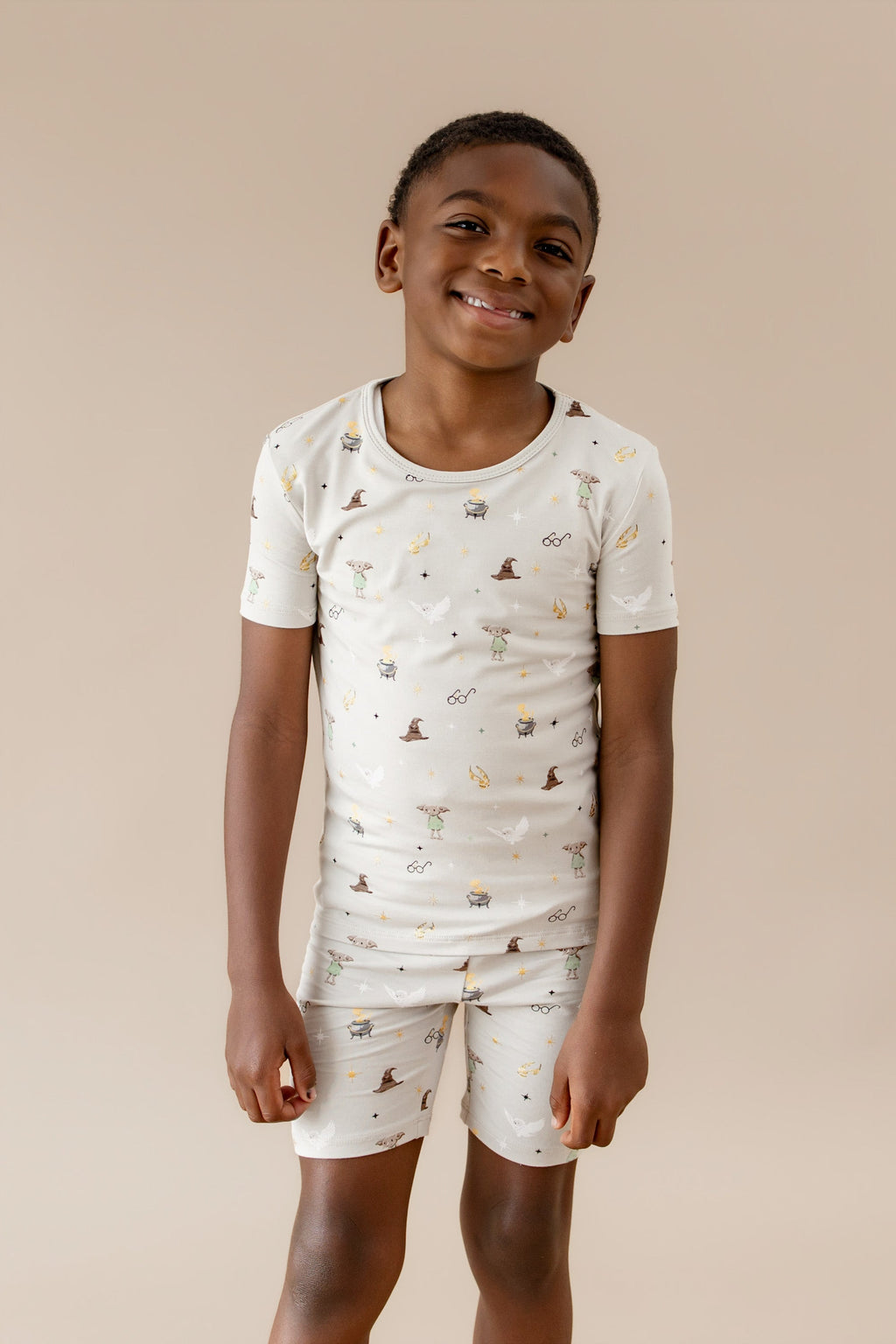 Short Sleeve Pajamas in Starry Icon