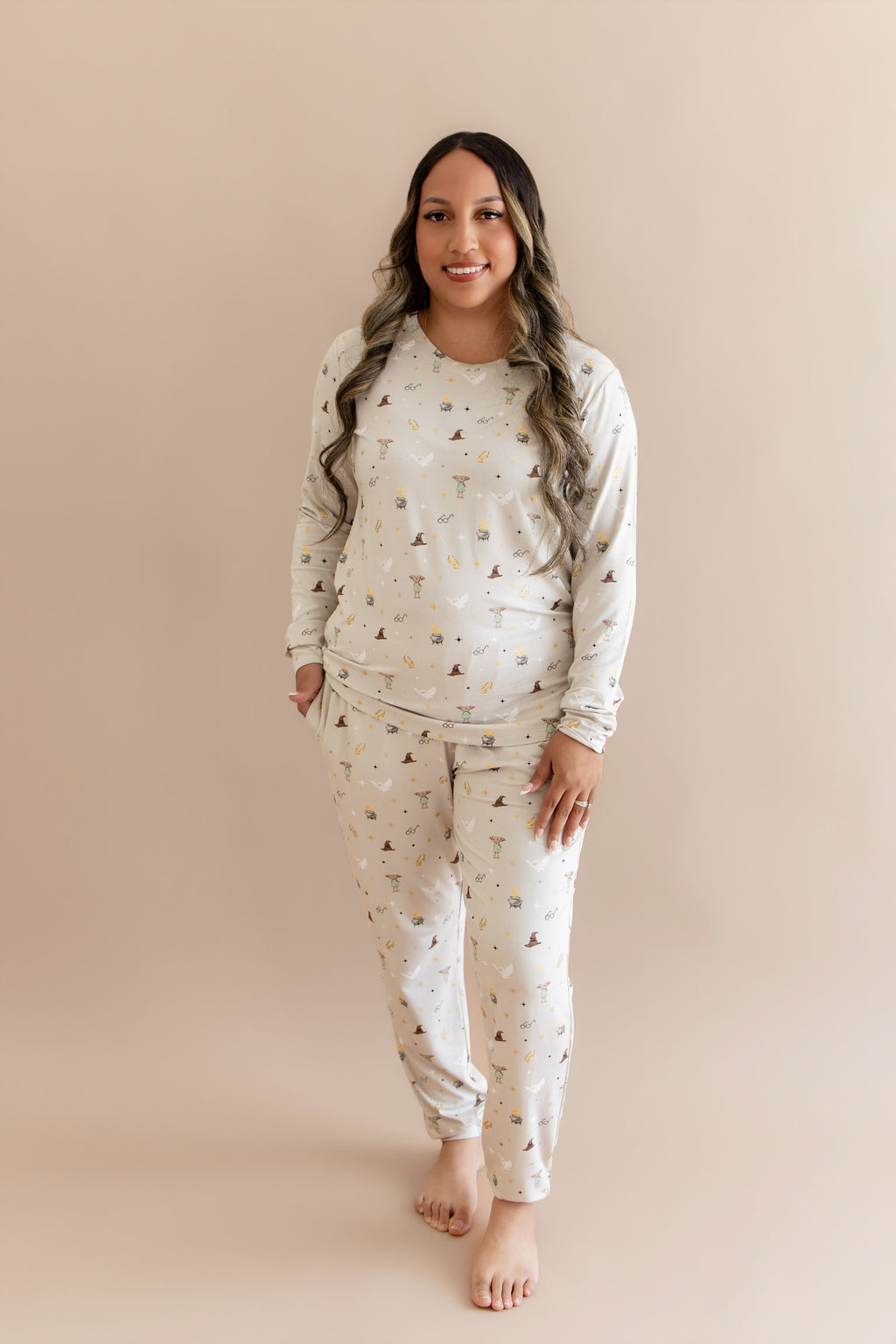 Women's Jogger Pajama Set in Starry Icon